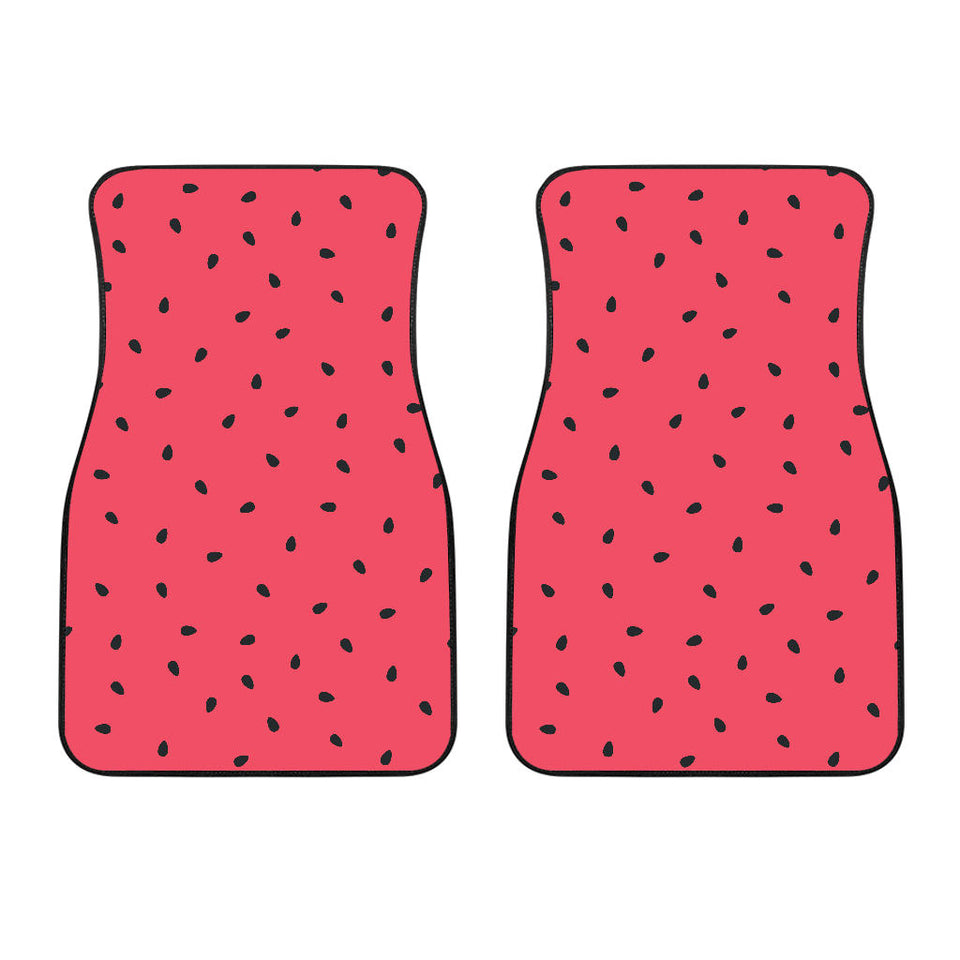 Watermelon Texture Background Front Car Mats