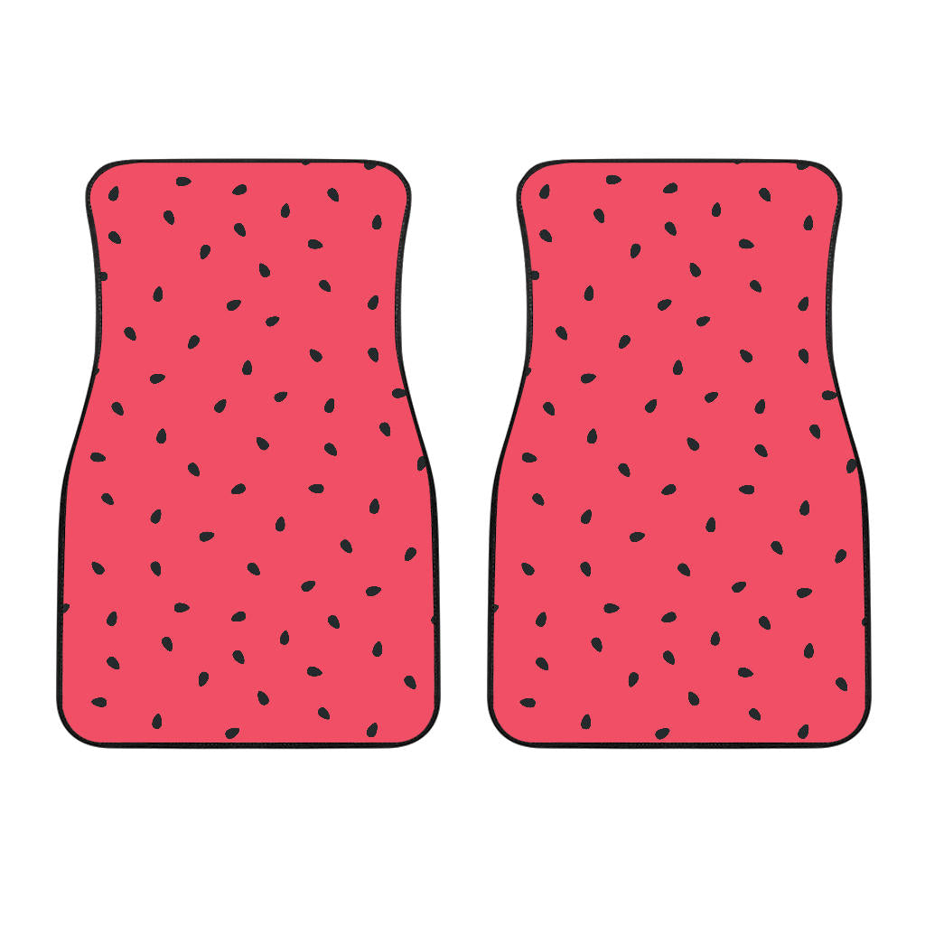 Watermelon Texture Background Front Car Mats