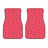 Watermelon Texture Background Front Car Mats