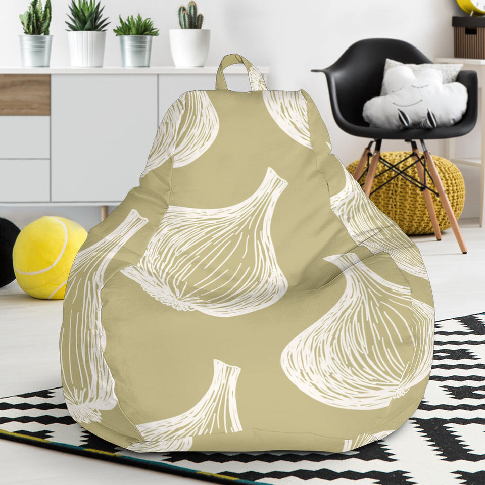 Garlic Design Pattern Bean Bag Cover