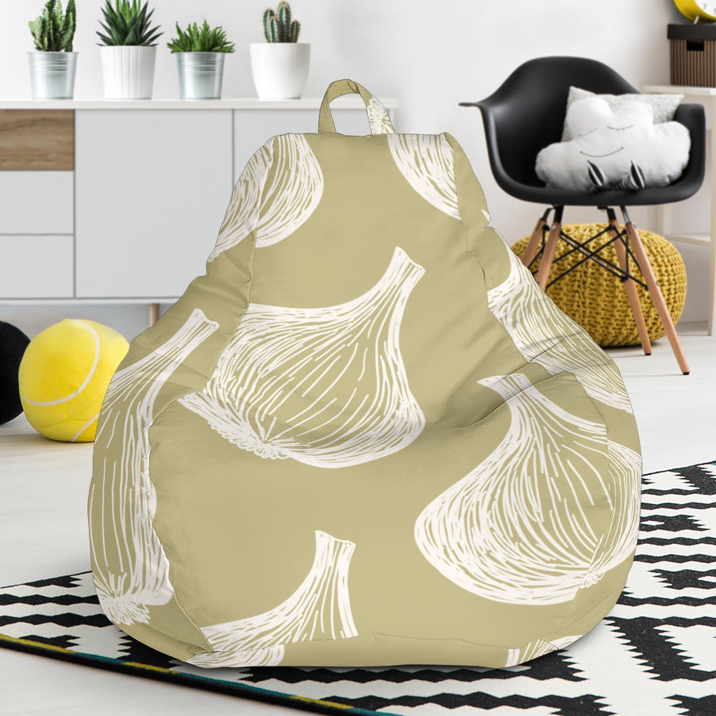 Garlic Design Pattern Bean Bag Cover