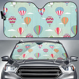 Hot Air Balloon Design Pattern Car Sun Shade