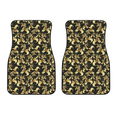 Goldfish Pattern Print Design 01 Front Car Mats