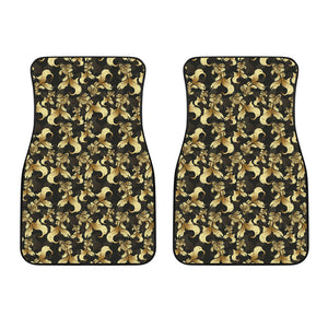 Goldfish Pattern Print Design 01 Front Car Mats