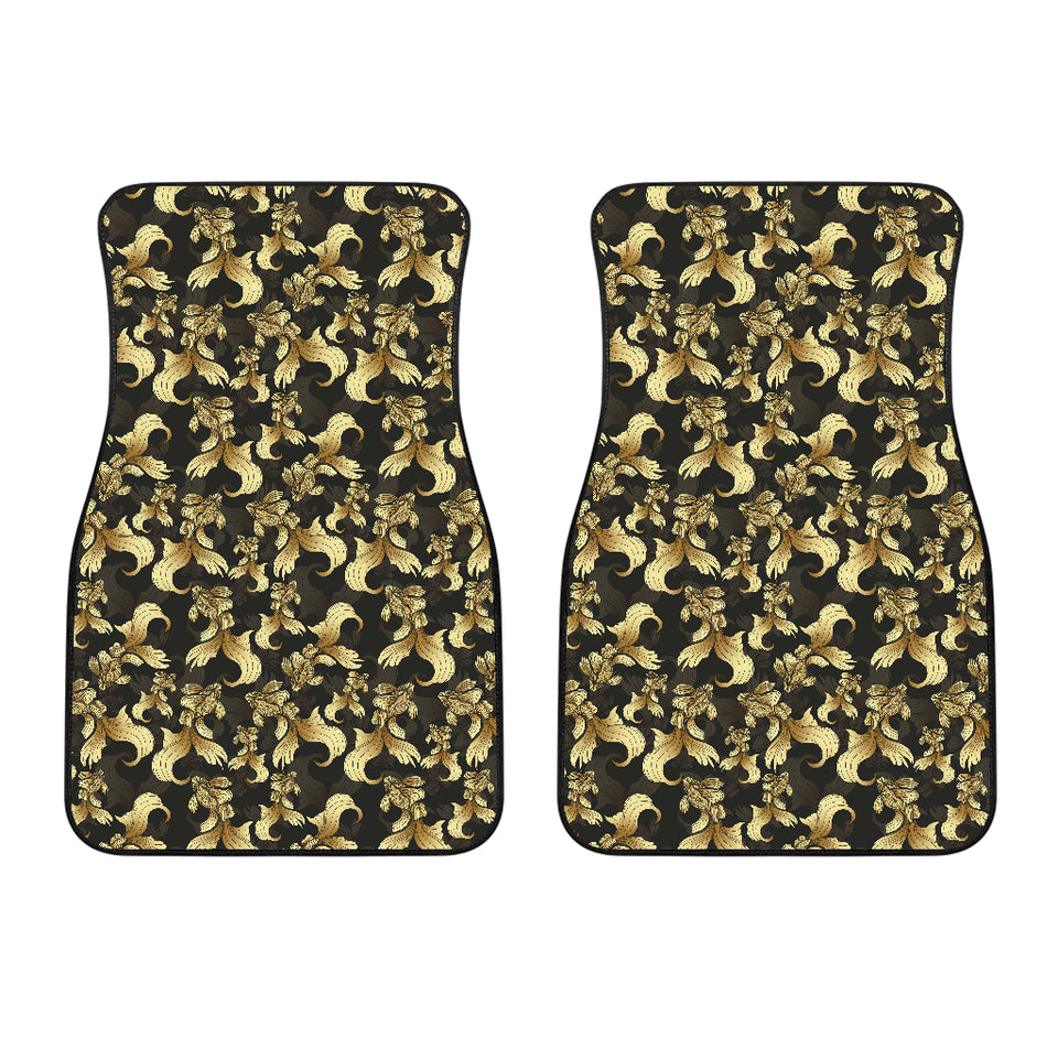 Goldfish Pattern Print Design 01 Front Car Mats