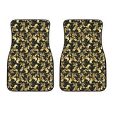 Goldfish Pattern Print Design 01 Front Car Mats