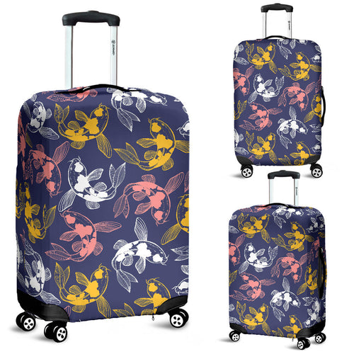 Koi Fish Carp Fish Pattern Luggage Covers