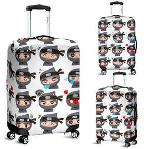 Cute Ninja Design Pattern Luggage Covers