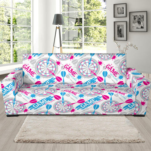 Darts Pattern Print Design 01 Sofa Slipcover