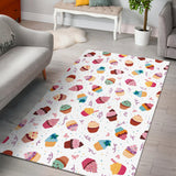 Cake Cupcake Design Pattern Area Rug