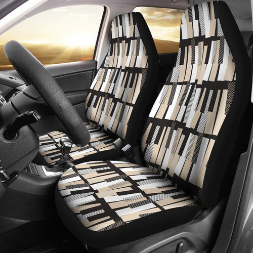 Piano Pattern Print Design 04 Universal Fit Car Seat Covers