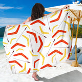 Waterclor Boomerang Australian Aboriginal Ornament Sarong