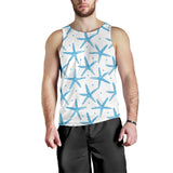 Watercolor starfish pattern Men Tank Top