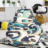 Japanese Wave Pattern Bean Bag Cover