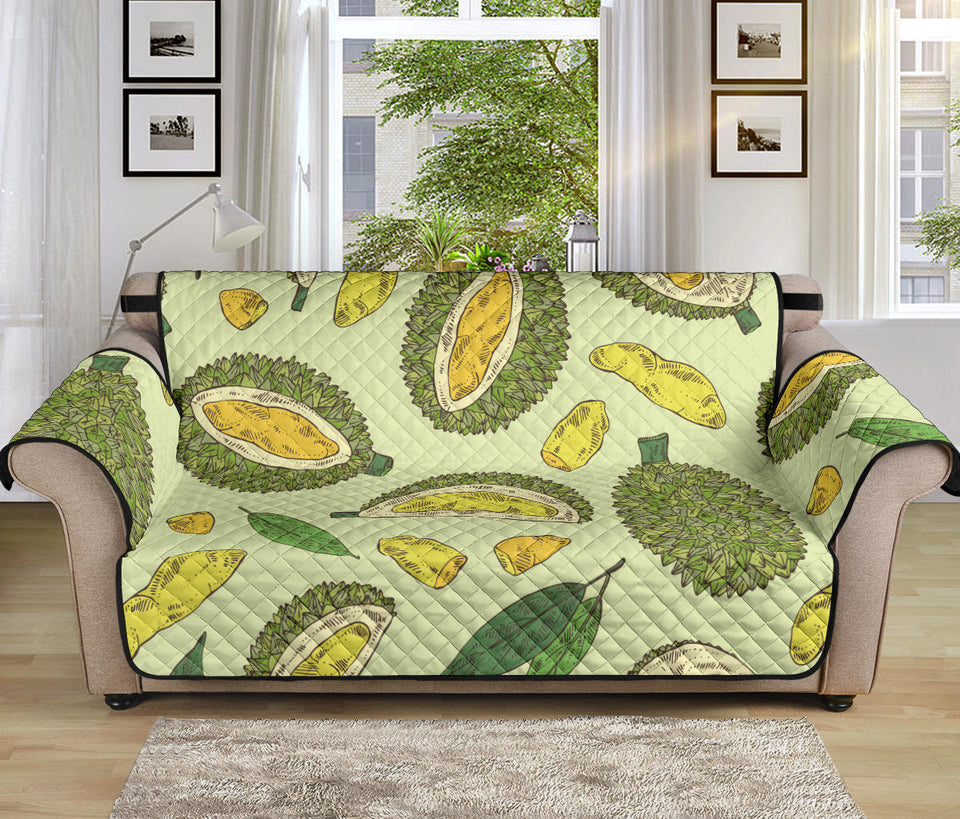 Durian leaves pattern background Sofa Cover Protector