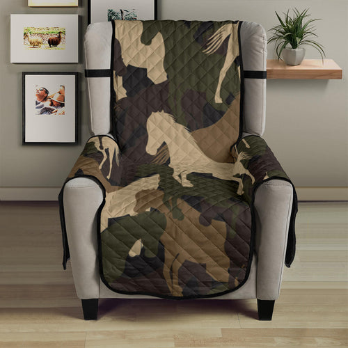 Horse Camo Camouflage Pattern Chair Cover Protector