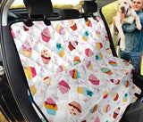 Cake Cupcake Design Pattern Dog Car Seat Covers