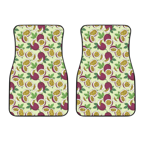 Passion Fruit Pattern Front Car Mats