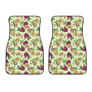 Passion Fruit Pattern Front Car Mats