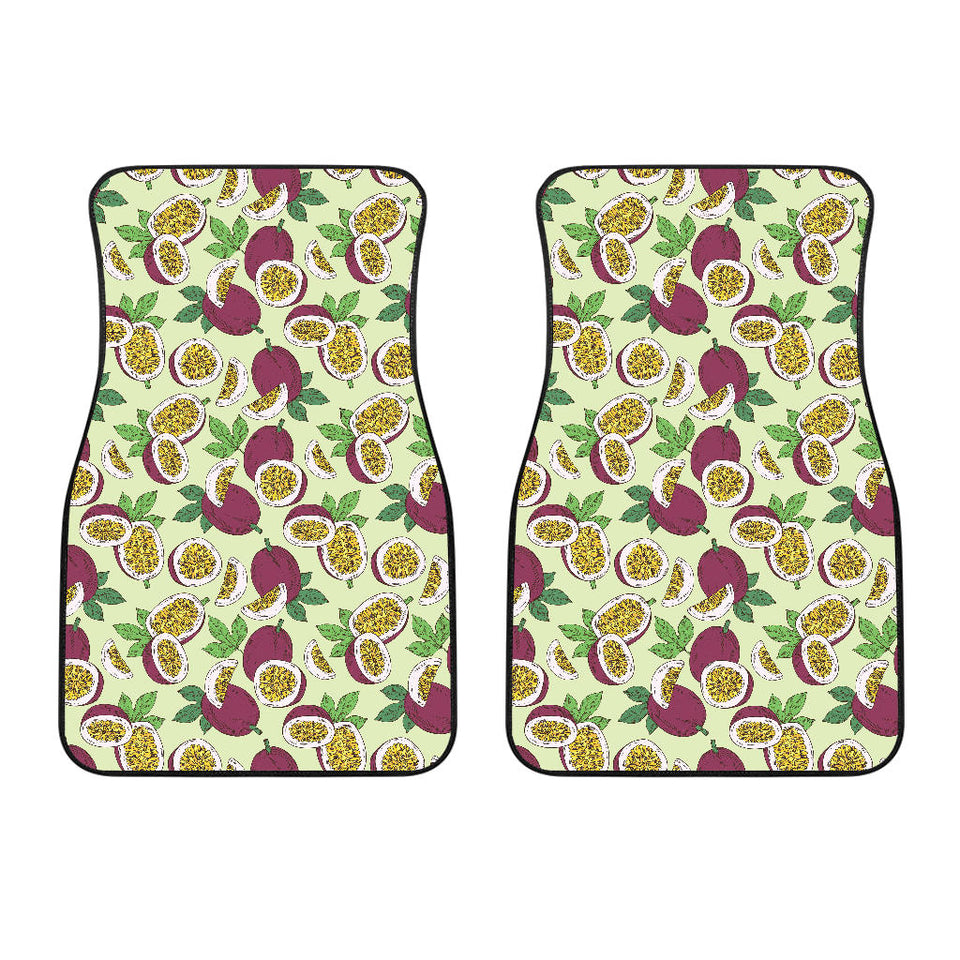 Passion Fruit Pattern Front Car Mats