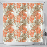 Cocoa Beans Cocoa Tree Pattern Shower Curtain Fulfilled In US