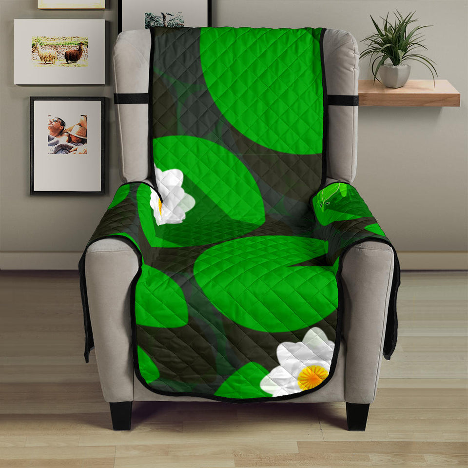 Frog waterlily pattern Chair Cover Protector