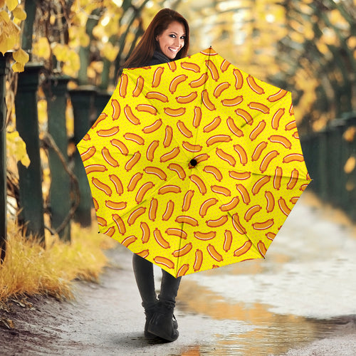 Sausage Pattern Print Design 01 Umbrella
