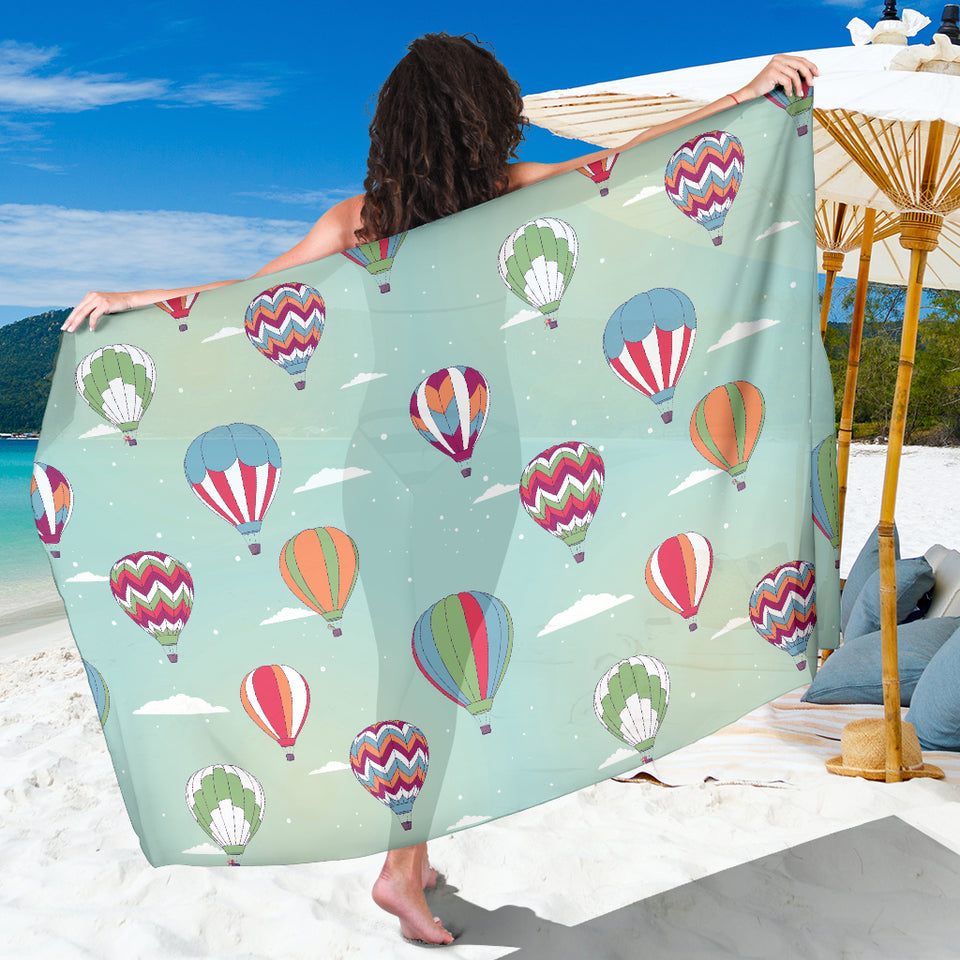 Hot Air Balloon Design Pattern Sarong