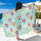 Hot Air Balloon Design Pattern Sarong