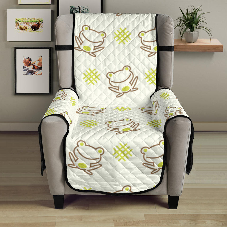 Cute cartoon frog baby pattern Chair Cover Protector