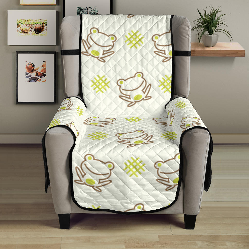 Cute cartoon frog baby pattern Chair Cover Protector