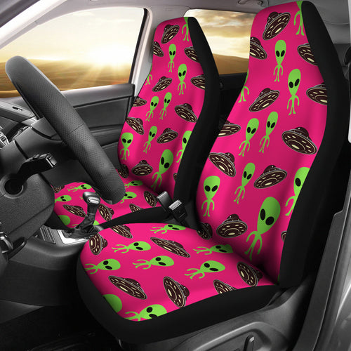 Alien Pattern Print Design 03 Universal Fit Car Seat Covers