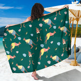 Kangaroo Leaves Pattern Sarong