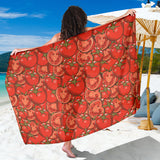 Red Tomato Pattern Sarong