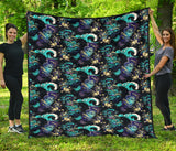 Dragon Sea Wave Pattern Premium Quilt