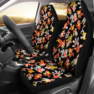 Goldfish Pattern Print Design 03 Universal Fit Car Seat Covers