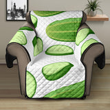 cucumber whole slices pattern Recliner Cover Protector