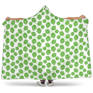 Hop Pattern Background Hooded Blanket