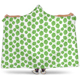 Hop Pattern Background Hooded Blanket