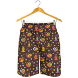 Snail Pattern Print Design 02 Men Shorts