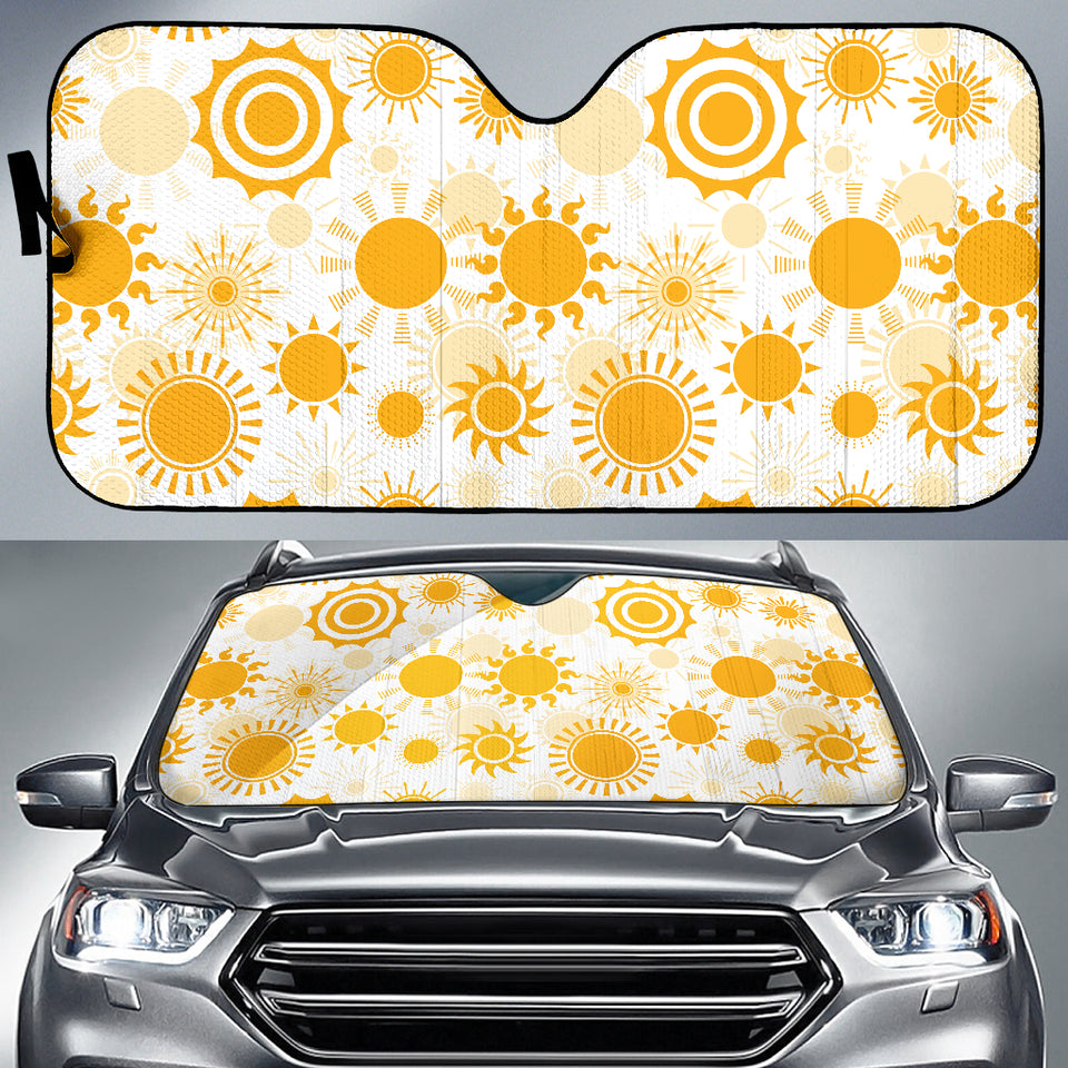 Sun Design Pattern Car Sun Shade