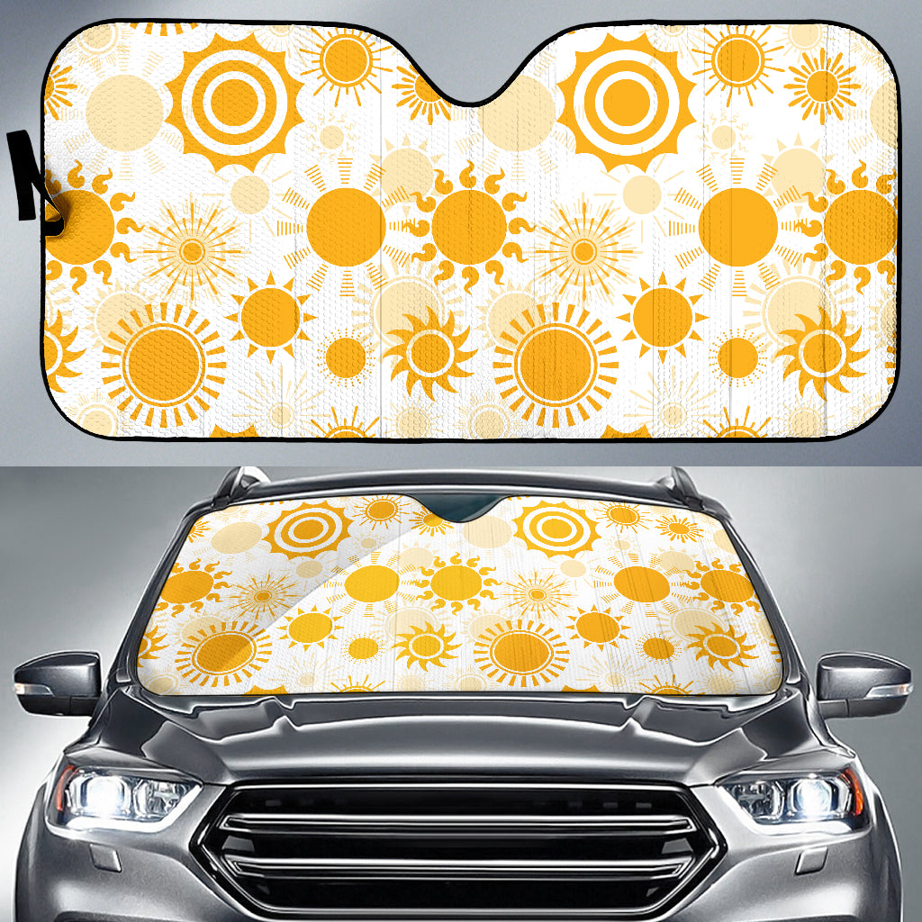 Sun Design Pattern Car Sun Shade