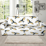 Eagle Pattern Print Design 03 Sofa Slipcover