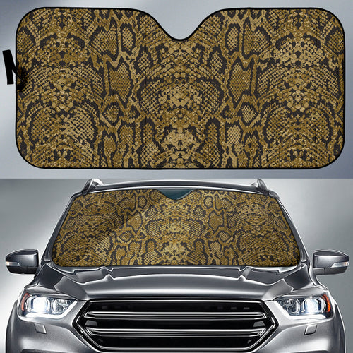 Snake Skin Pattern Car Sun Shade