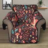 fox leaves mushroom pattern Recliner Cover Protector