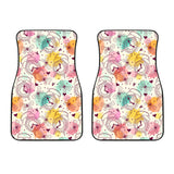 Clock Butterfly Pattern Front Car Mats