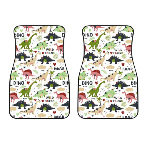 Cute Dinosaurs Pattern Front Car Mats