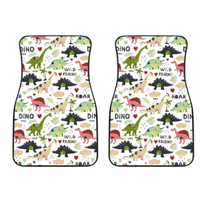 Cute Dinosaurs Pattern Front Car Mats