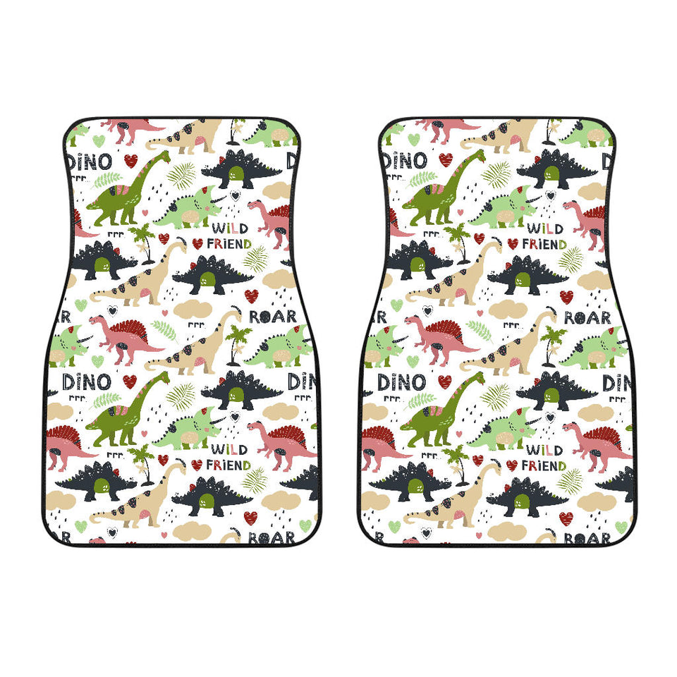 Cute Dinosaurs Pattern Front Car Mats