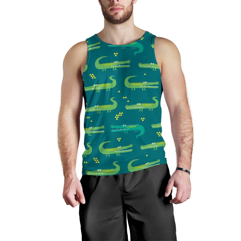 Crocodile pattern Men Tank Top